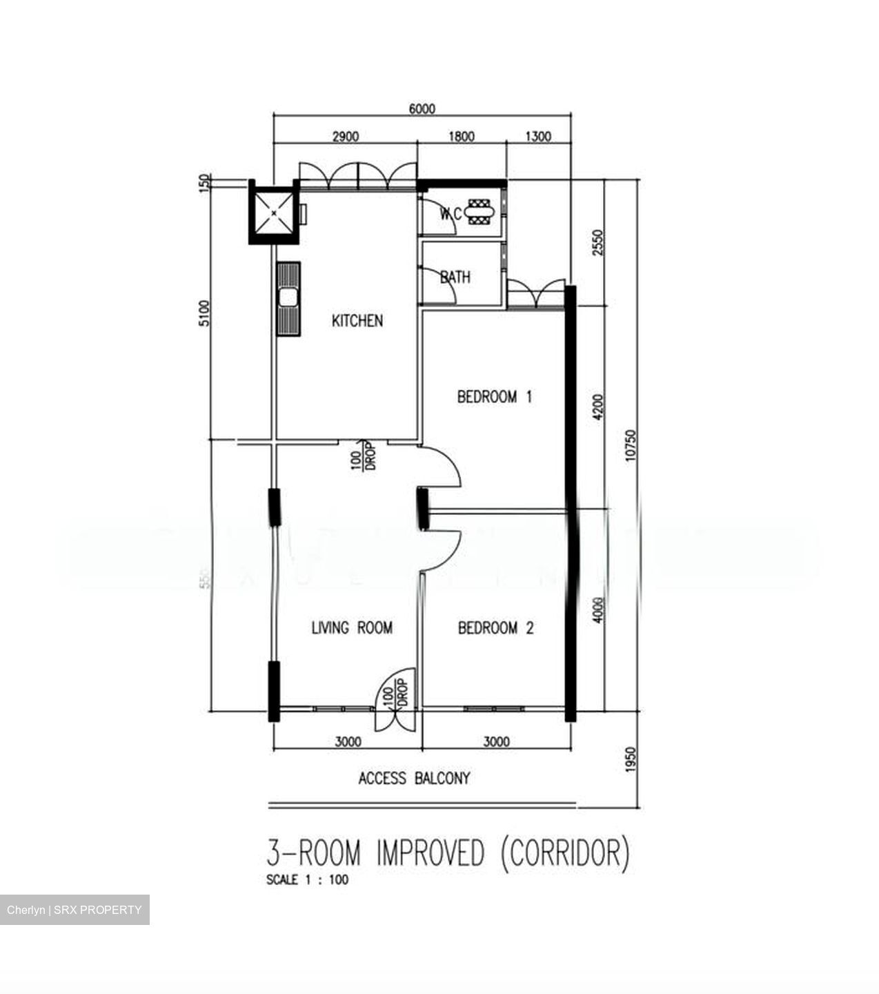 Blk 316 Hougang Avenue 7 (Hougang), HDB 3 Rooms #539588811